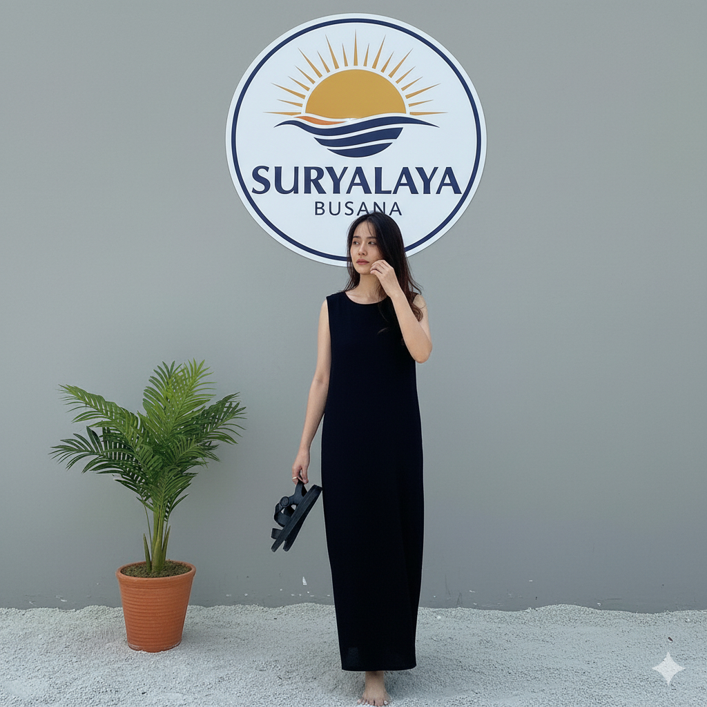 Inner Span Jersey Long Dress