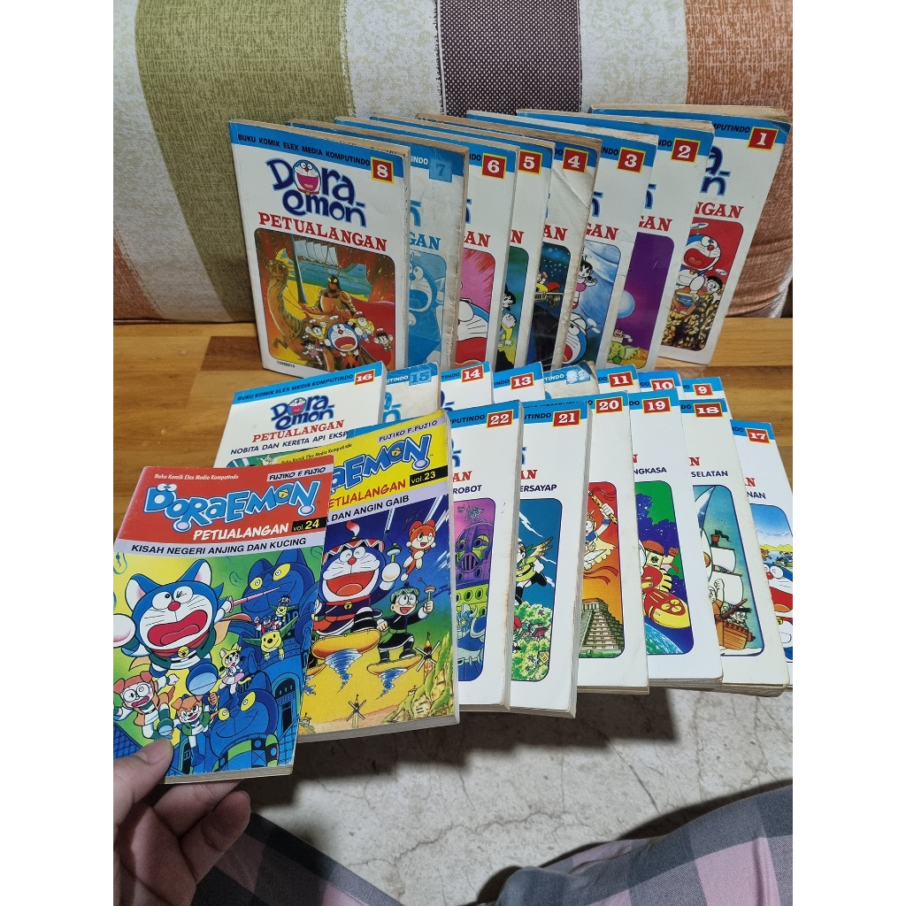 Komik Doraemon Petualangan no 1-24 Kolpri Lengkap Set Tamat End