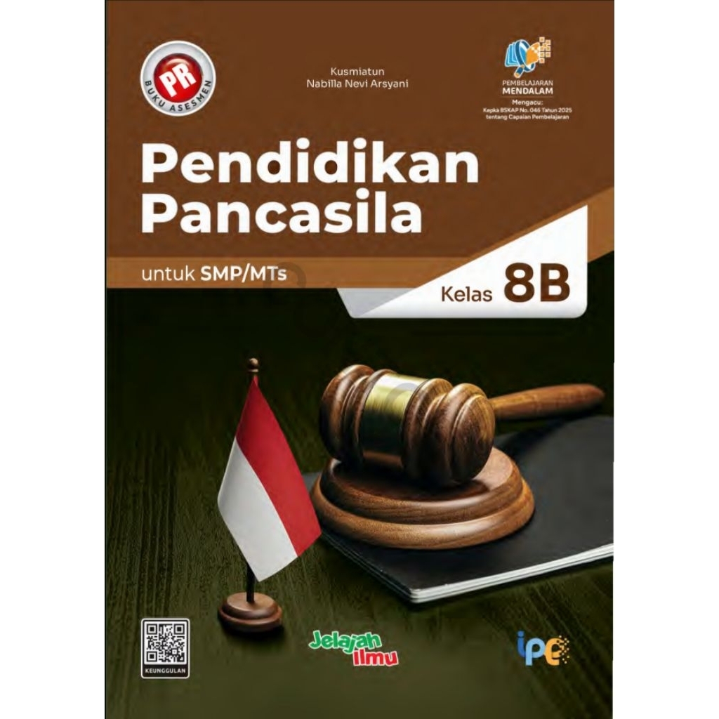 Buku PR / LKS Pendidikan Pancasila PPKN SMP kelas 8, VIII semester 2 Pembelajaran Mendalam intan par