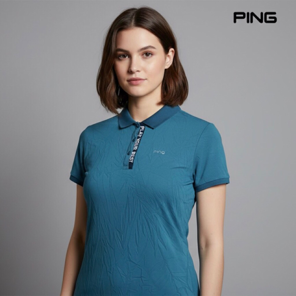 Kaos Polo Wanita PING GOLF 100 Original Second Preloved