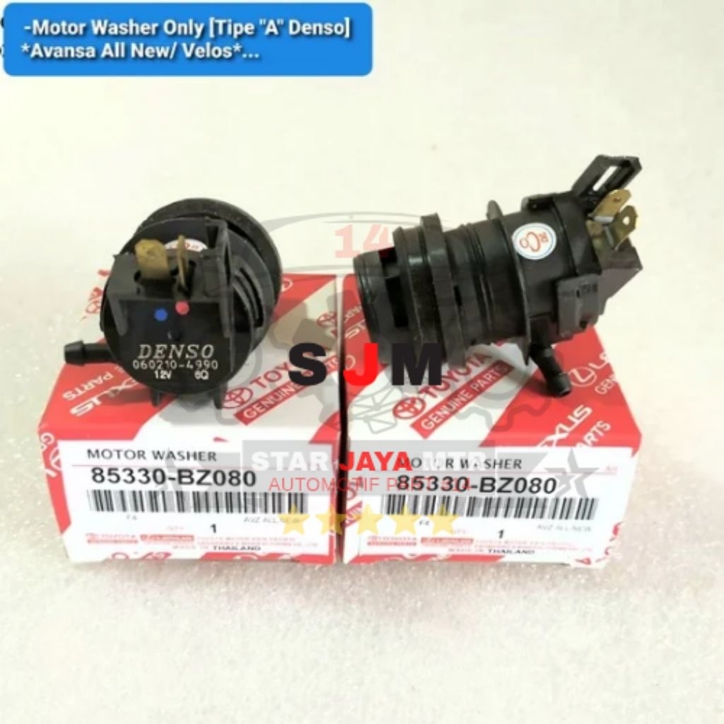 WASHER ONLY MOTOR WASHER PUMP POMPA AIR ORI. AVANZA ALL NEW/ VELOZ