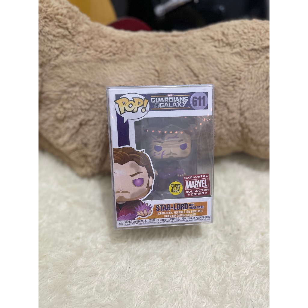 Funko POP Guardian of the Galaxy - Star-Lord with Power Stone #611 (Exclusive Marvel Collector Corps