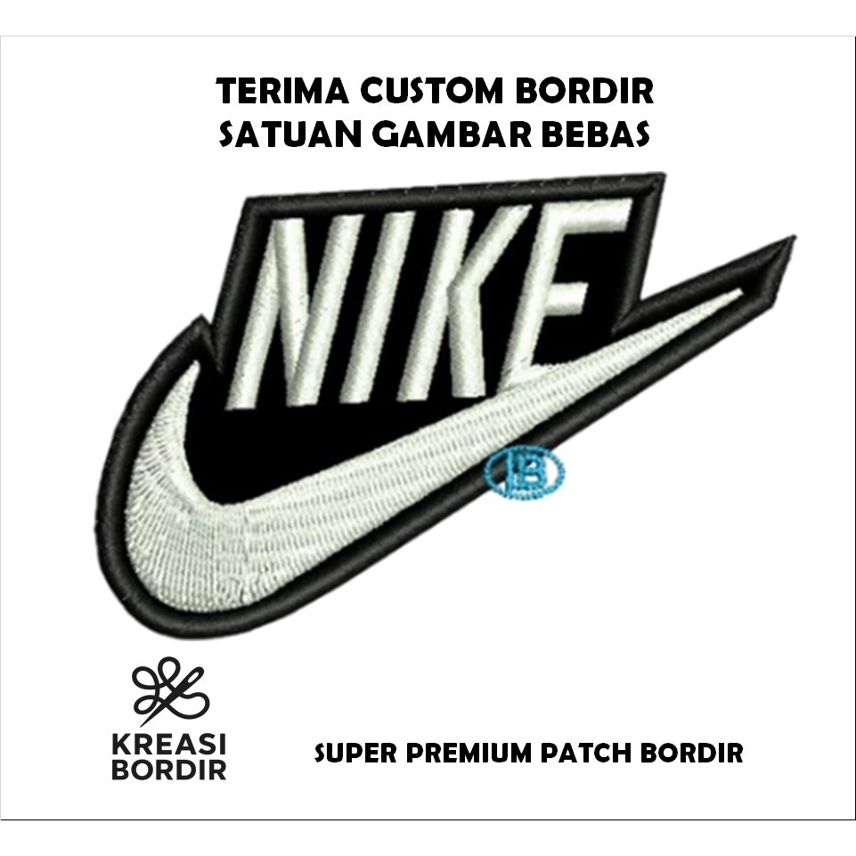 EMBLEM PATCH BORDIR LOGO NIKE - Kreasibordir.id