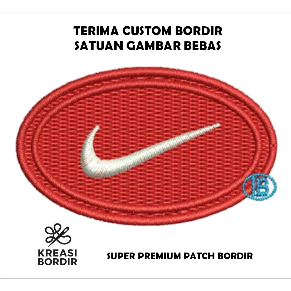 EMBLEM PATCH BORDIR LOGO NIKE - Kreasibordir.id