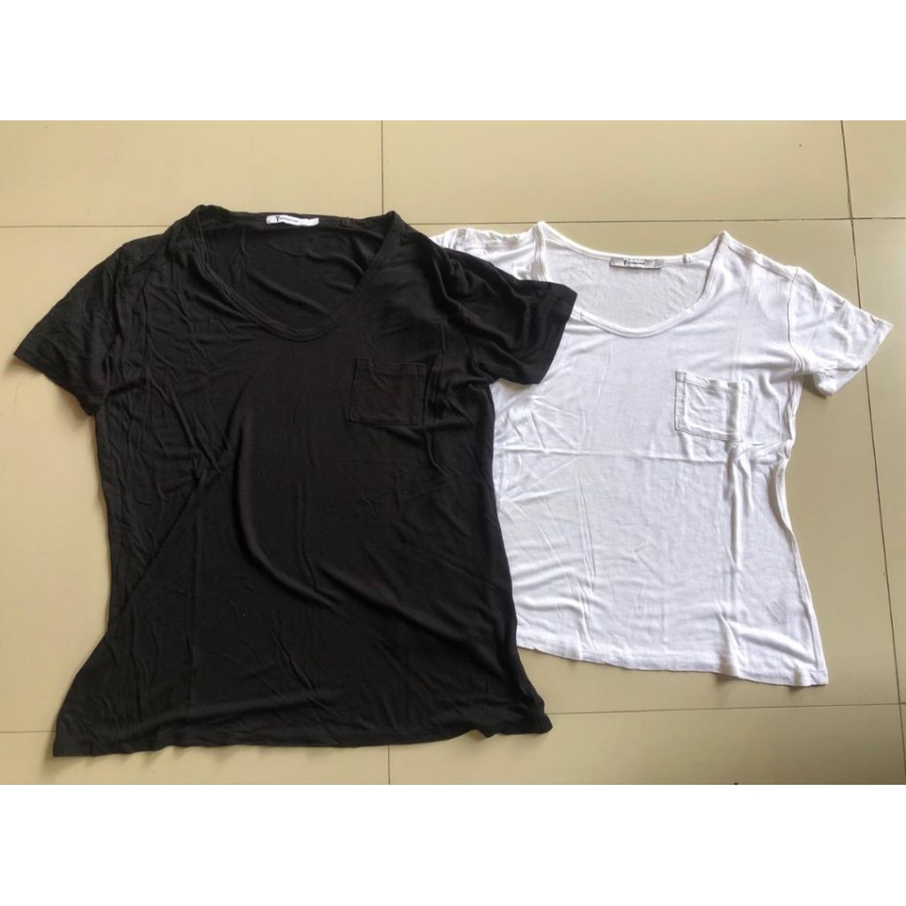 2pcs kaos alexander wang wanita