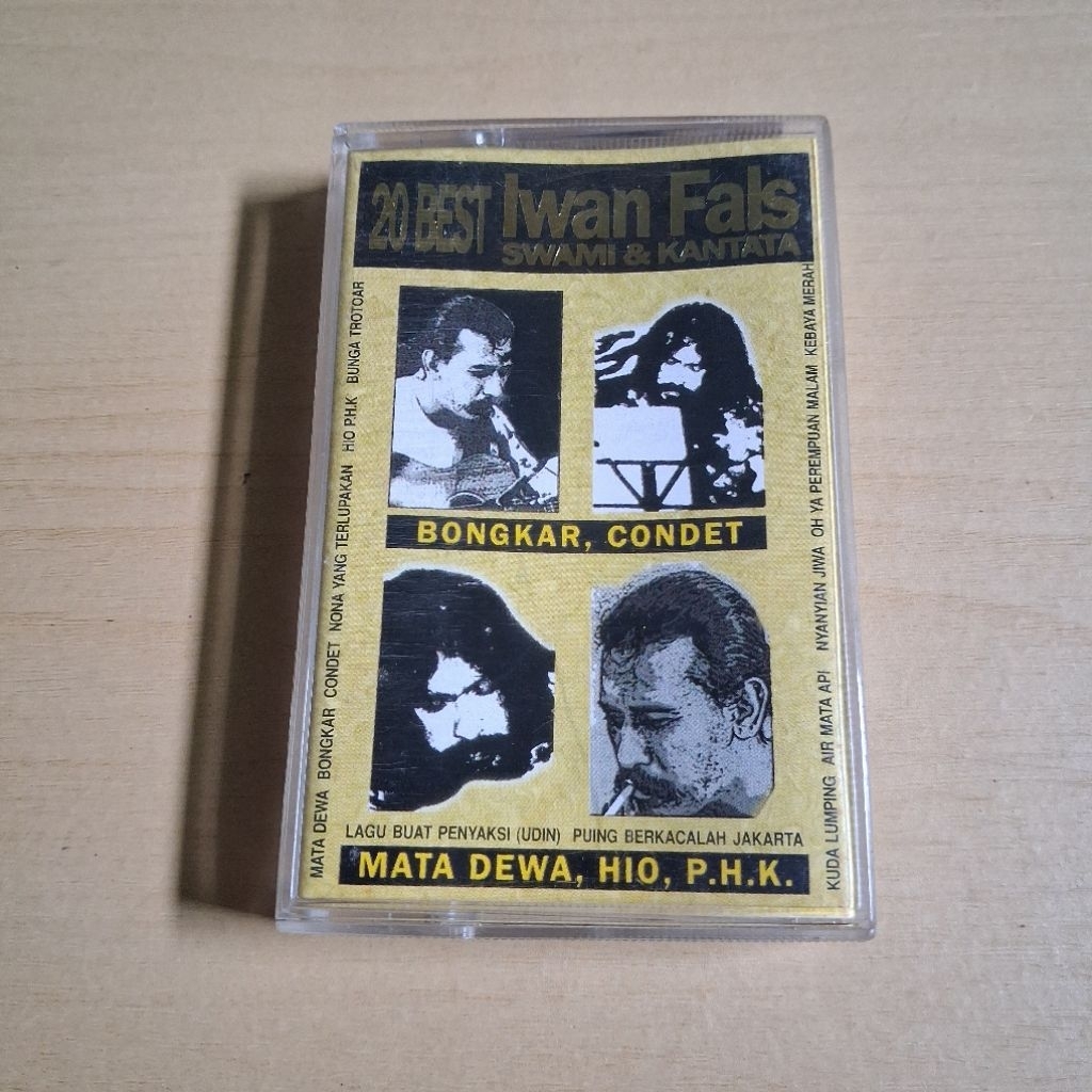 KASET PITA Original Iwan Fals - 20 Best Iwan Fals, Swami & Kantata || Clotabooks Cassette Collection