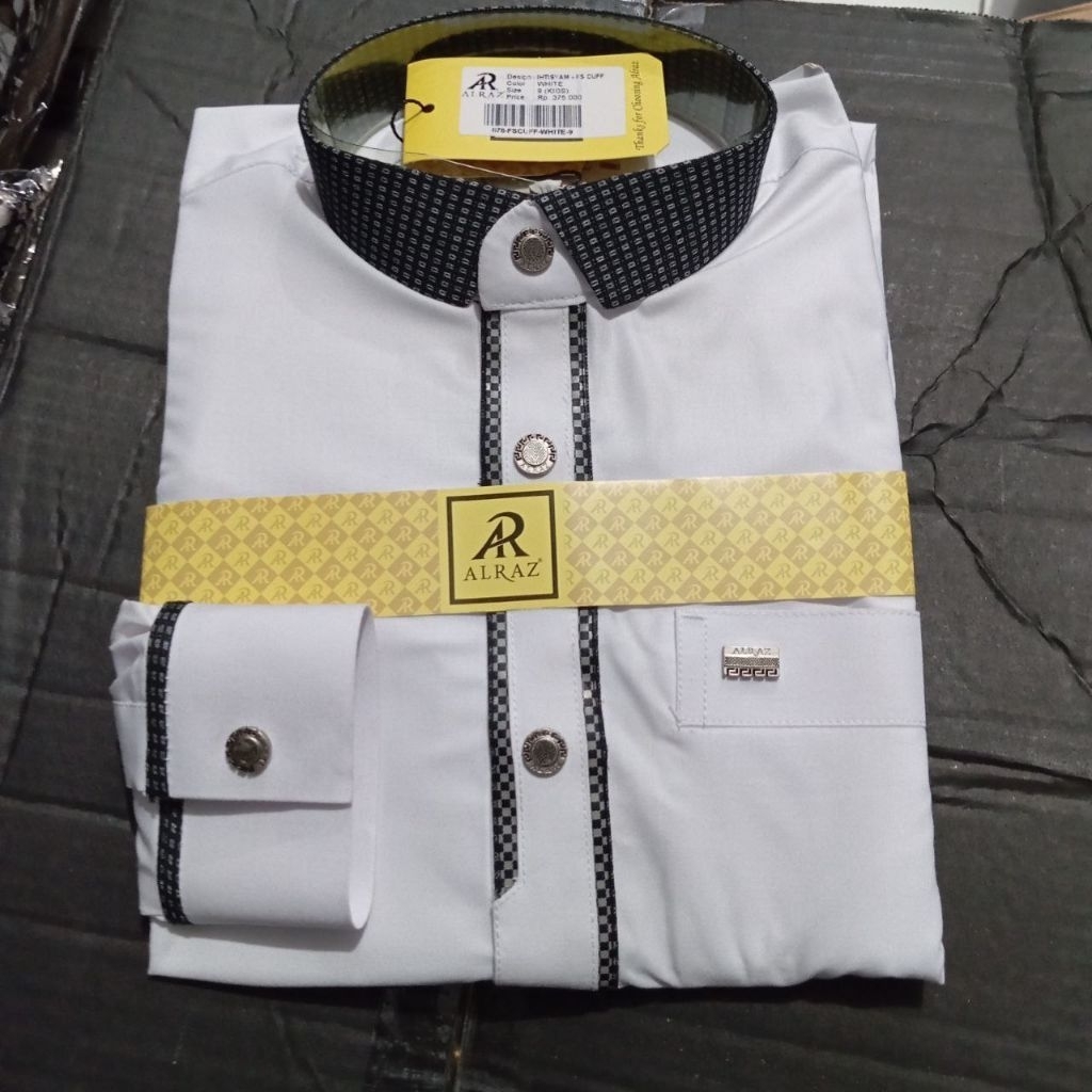 Alraz Jubah Gamis Remaja Putih Ihtisyam