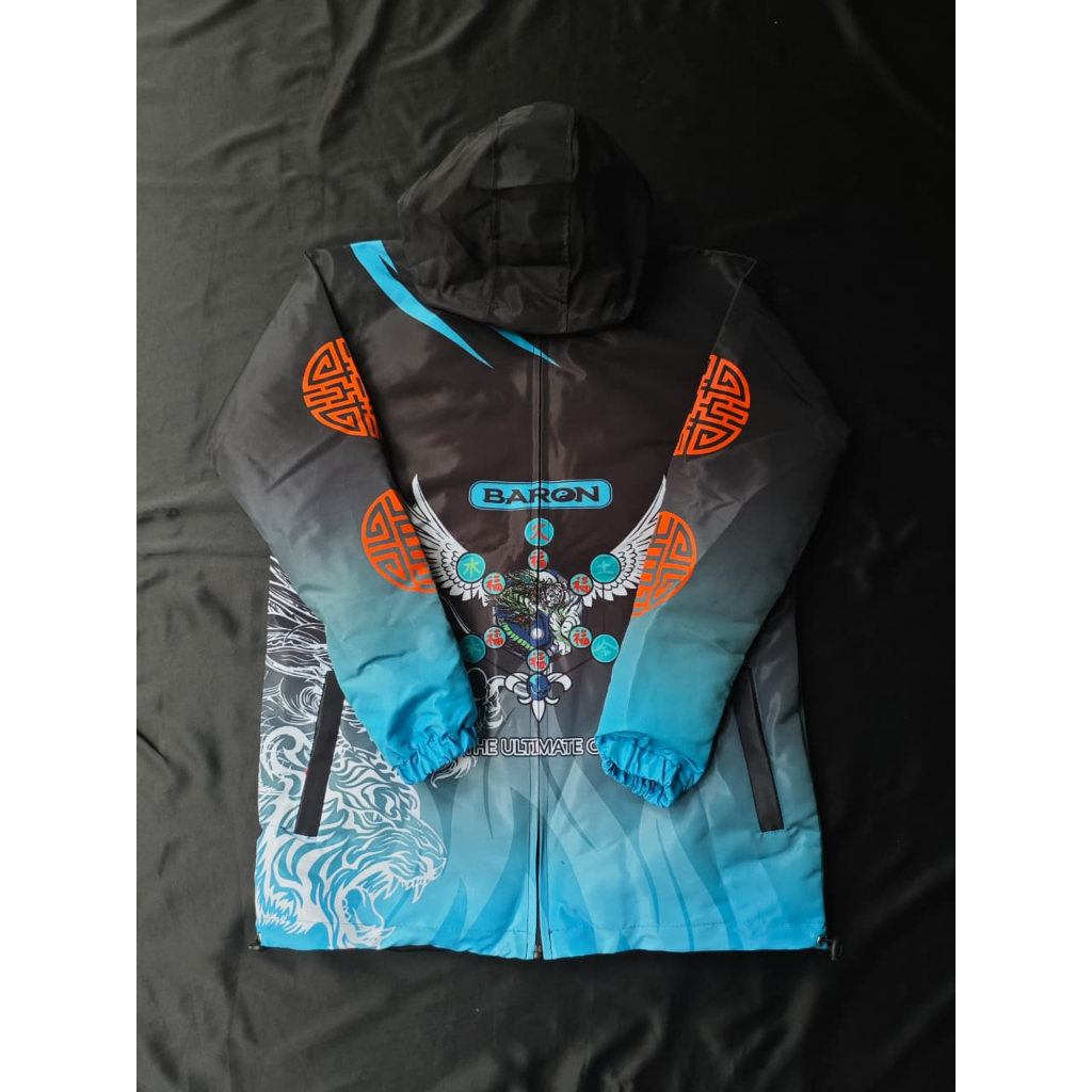 Jaket Racing Parasut Custom Nama Waterproof | JAKET PREMIUM PARASUT | COD