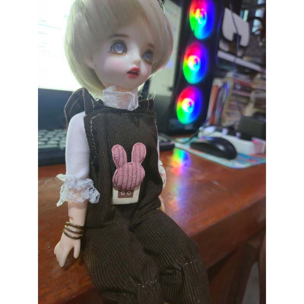 BJD 1/6 Fullset Outfit Kodok Coklat