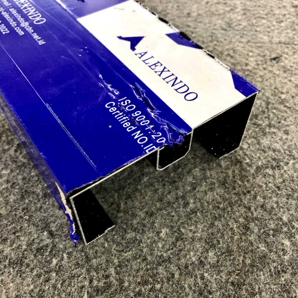 Kusen Aluminium Alexindo 4" Hitam