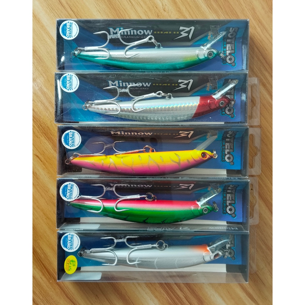 Umpan Pancing Lure Sotelo Minnow Maru 31 - 11 Cm  - 18 Gram Floating