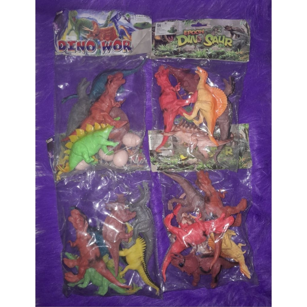 Mainan Anak Murah Dinosaurus Dan Sapi Bahan Karet Berkualitas