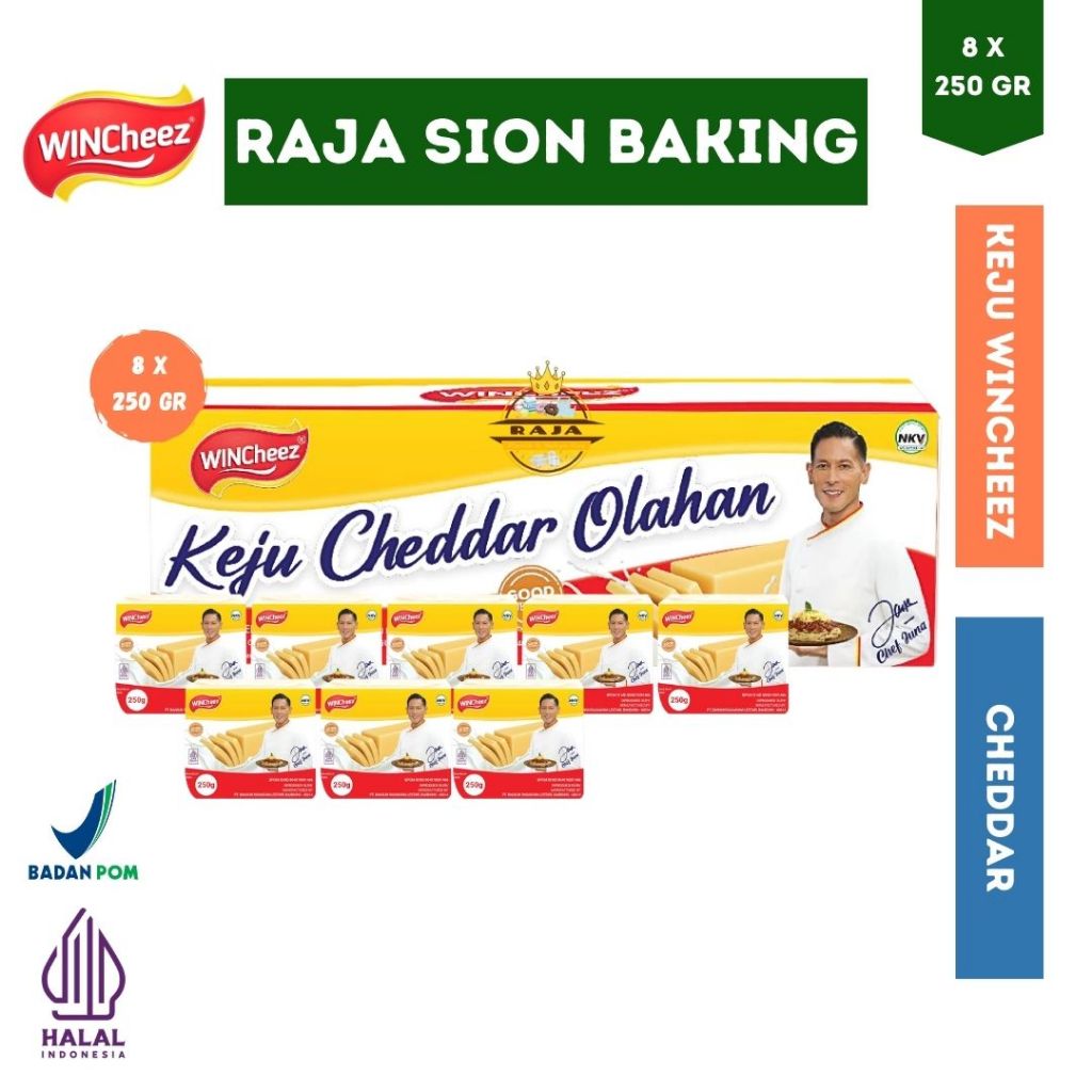 Keju Wincheez Cheddar Slop ( 8 PCS X 250gr )