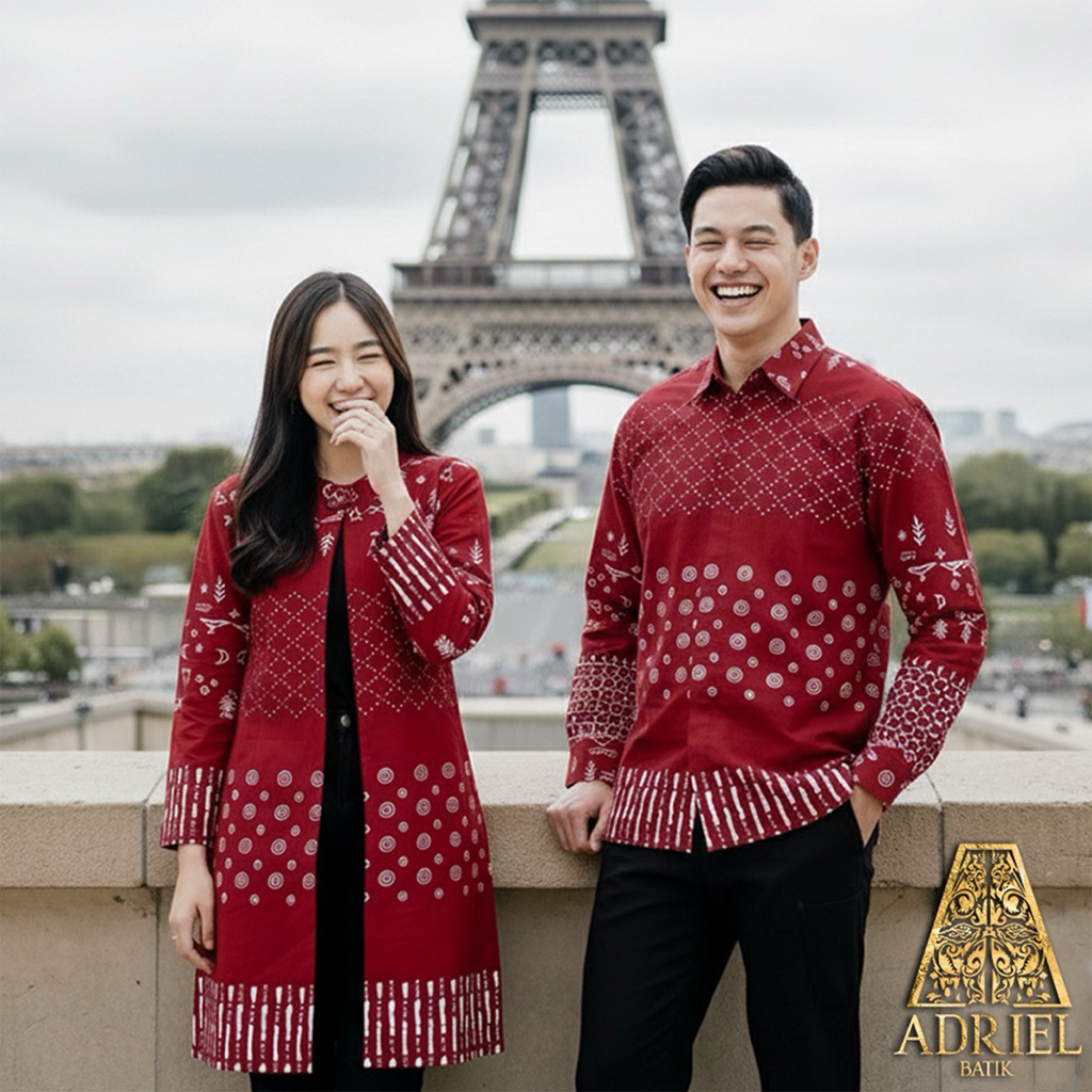 ADHIKARA BATIK TULIS PREMIUM (Kemeja PRIA / Outer WANITA) - Kemeja Outer Batik Premium Solo panjang 