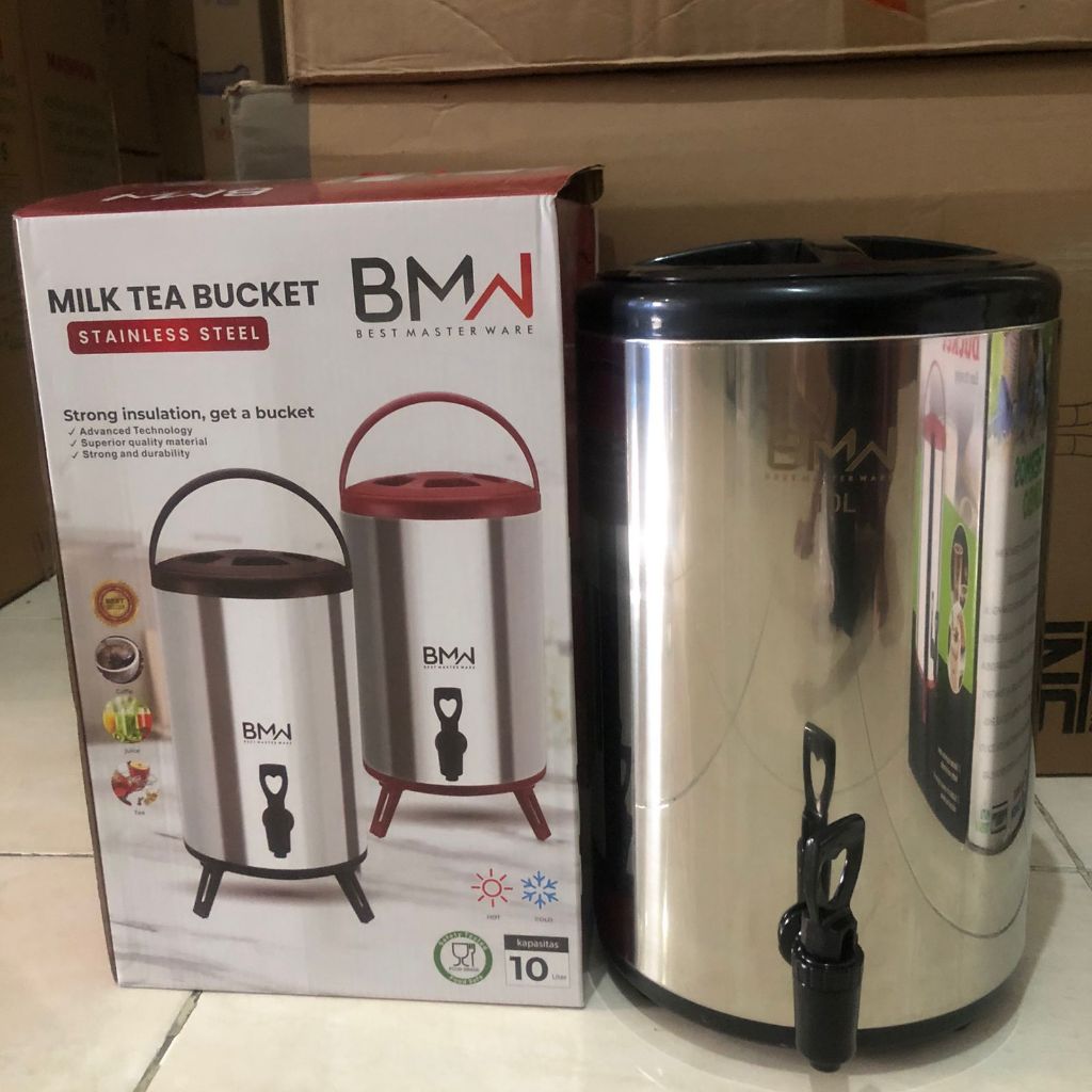 Milk tea bucket Bmw 10L
