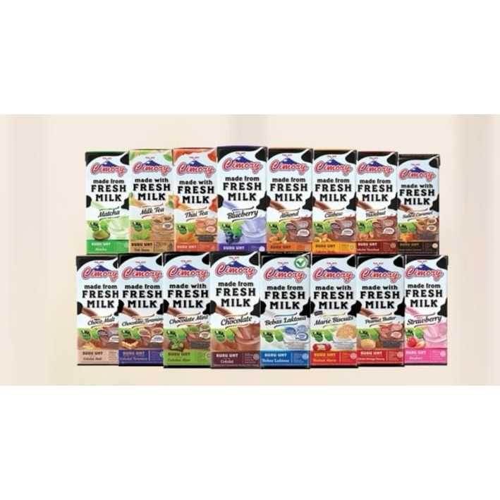 Susu cimory 250 ml 1 karton fresh milk rasa blueberry matcha Marie Regal sea salt dll isi 24 pcs ( s