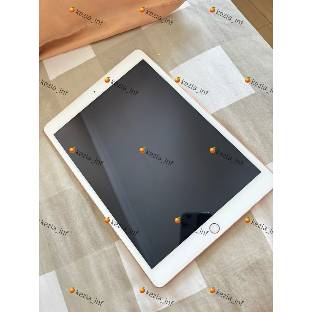 (preloved/second/bekas) IPAD GEN 7 WIFI GOLD 32gb fullset body mulus charger apple anker tablet anak
