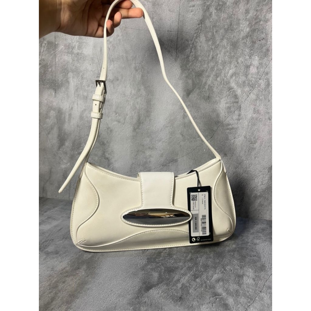 Pedro Shoulder Bag - Bone White (100% Original)