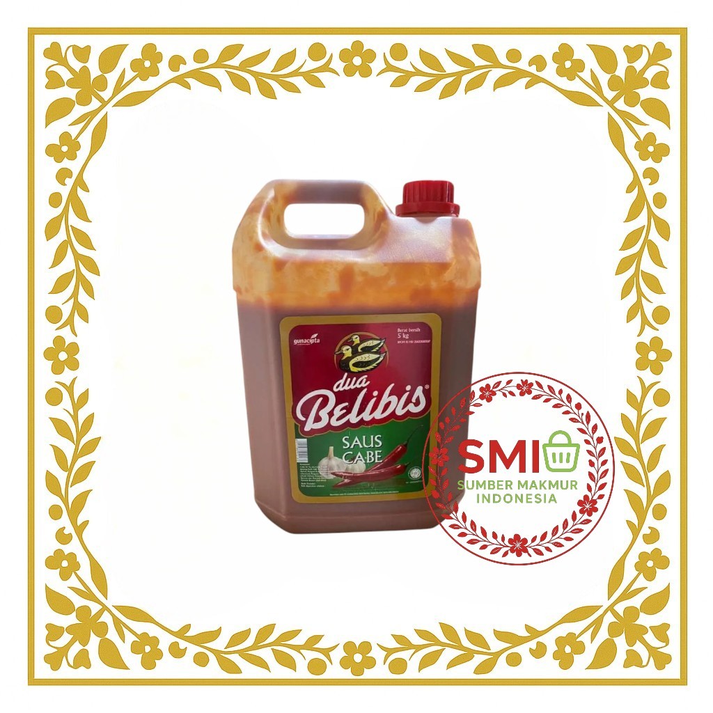 [DUS] Sambal / Saos Cabe Dua Belibis 5 Kg x 3 Dirigen / Galon / Jerigen