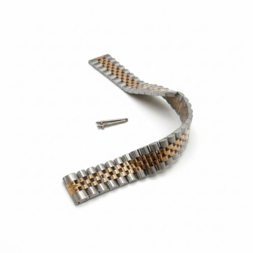 Metal Strap Jubilee Bracelet JUbile Flat Two Tone