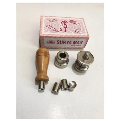 SURYA MAS Matras Cetakan Kancing Bungkus Ukuran 18 22 24 32 36 40 44 50 60 | Cetakan Kaleng Kancing