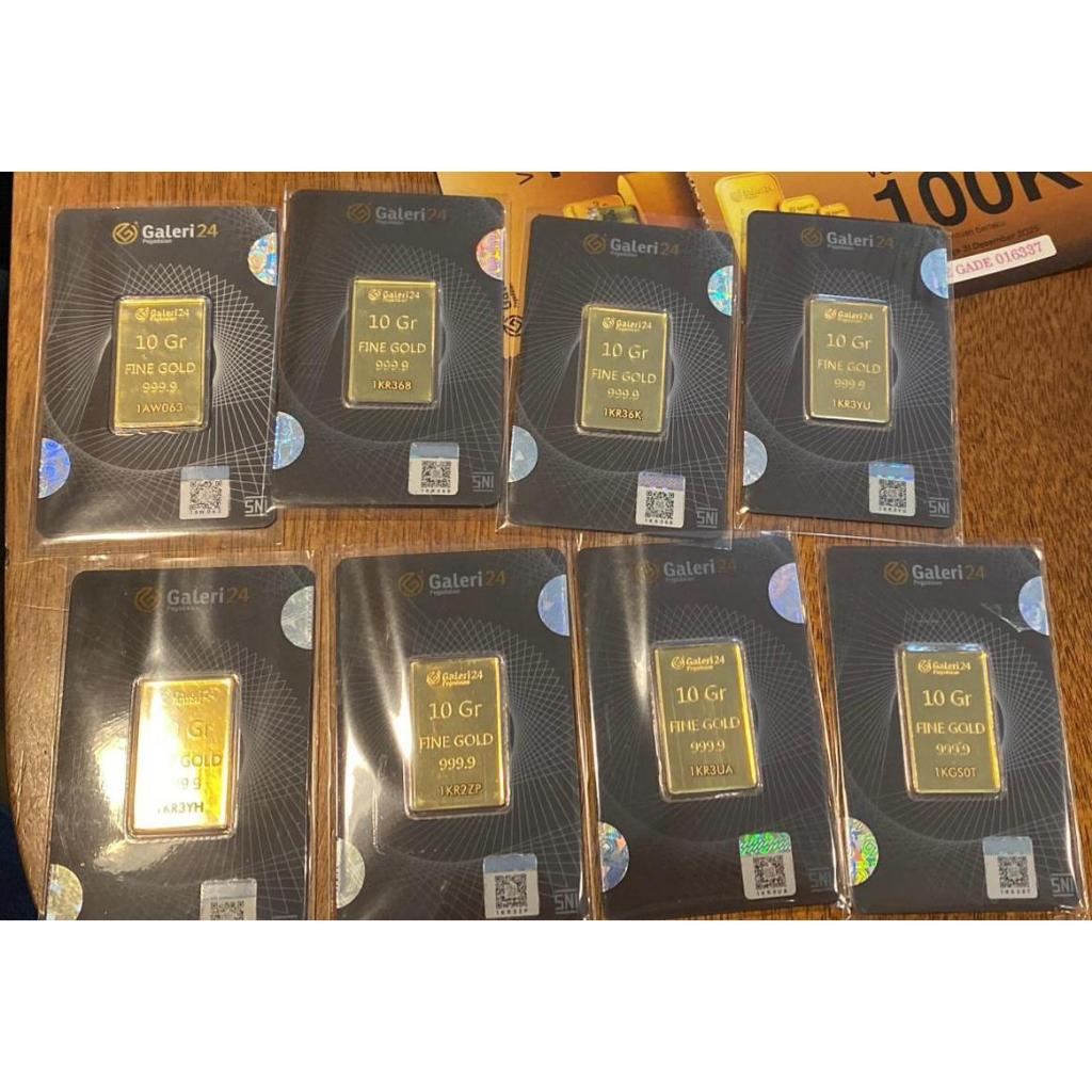 Logam Mulia Galeri 24 Emas 10 Gram 999.9%