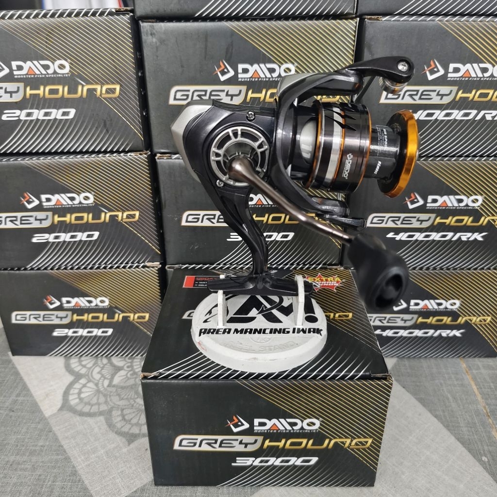 Reel DAIDO HELL HOUND & GREY HOUND (New) 1000 2000 3000 4000 6000 Free Knob - Power Handle