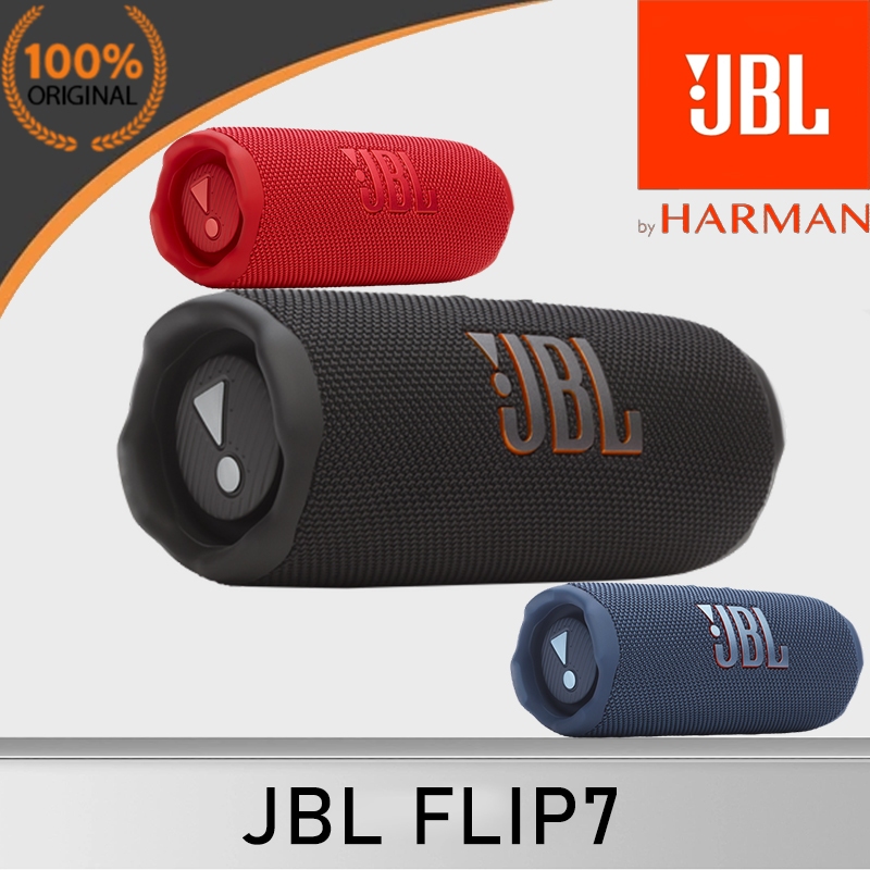 100% Original -- JBL Flip 7 New 2025 Waterproof Portable Bluetooth Speaker, Powerful Sound and deep