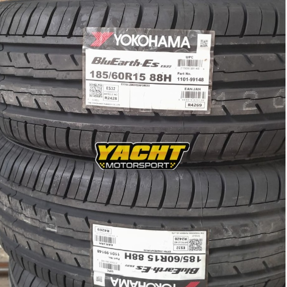 JUAL BAN MOBIL IMPORT 185 60 R15 YOKOHAMA BLUEARTH ES32 YARIS BAPAU , WULING BINGUO EV DLL