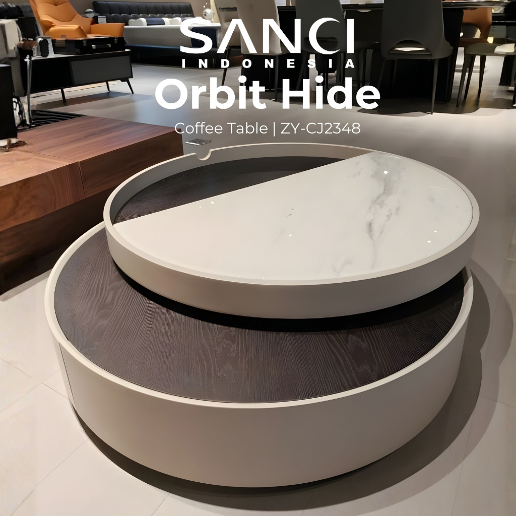 SANCI Table (ZY-CJ2348) Minimalis & Stylish Aesthetic Coffee Table