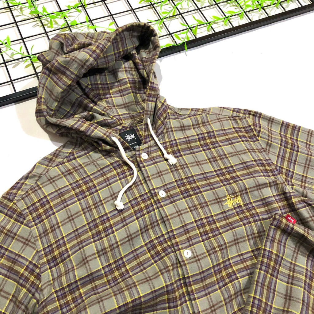 Kemeja Stussy Bahan Flannel Not workshirt Stussy not Hoodie Stussy not kaos stussy