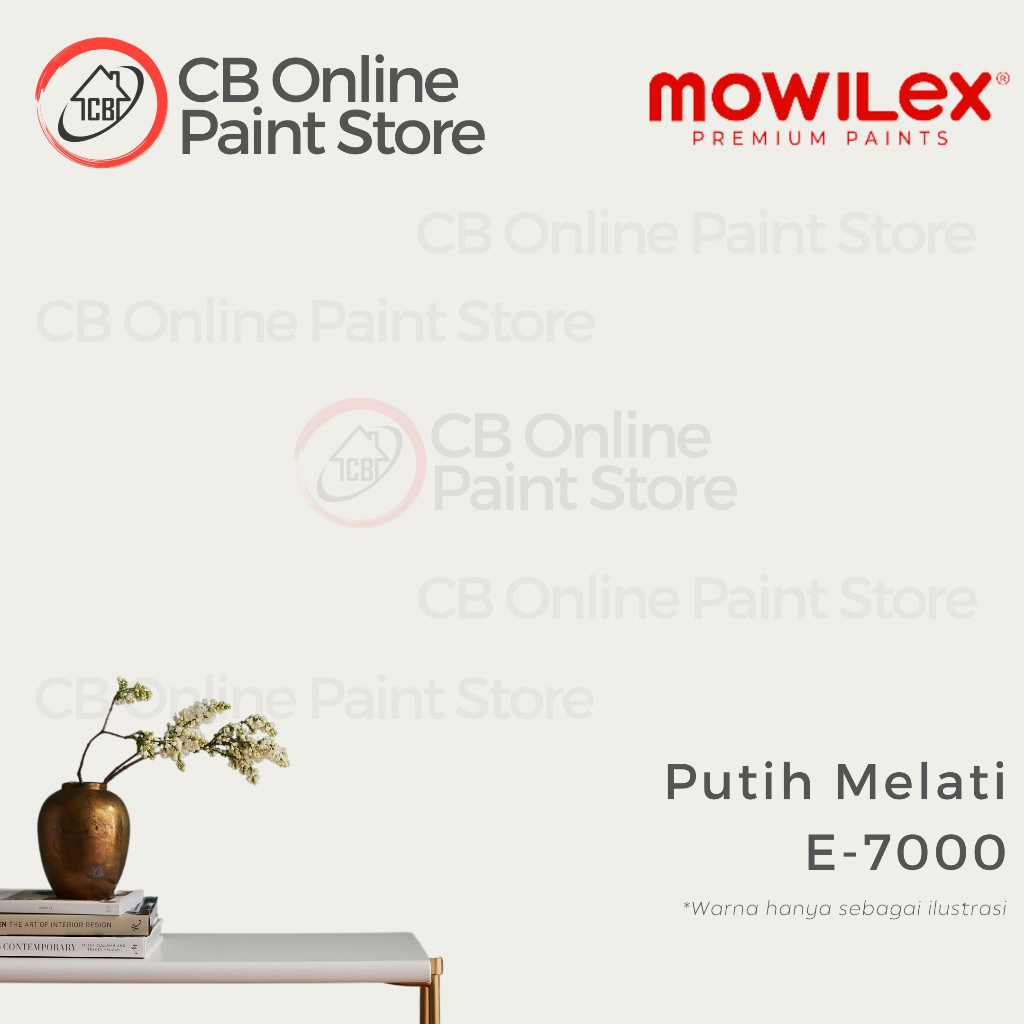 CAT TEMBOK MOWILEX - PUTIH MELATI E-7000 - GALON