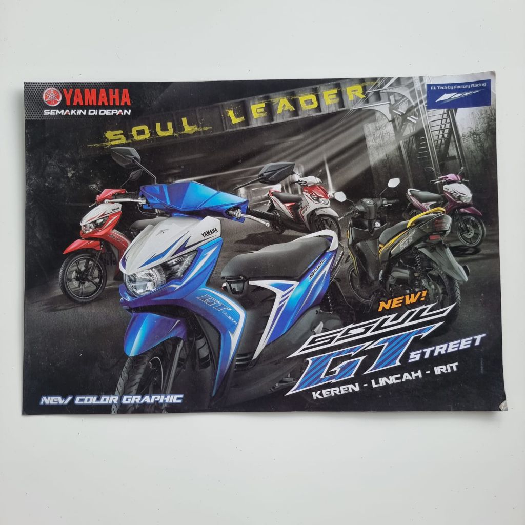 Poster Brosur Yamaha Soul GT Street New