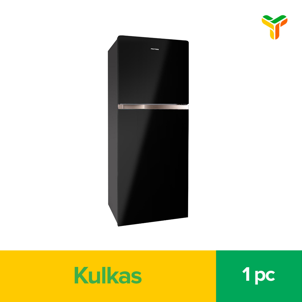 Polytron Black Kulkas 2 Pintu 230L - PRW 23MNX
