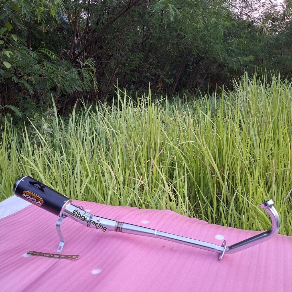 Knalpot racing DPJ GP 1 motor satria FU 150,jupiter mx old,jupiter mx 135,sonic