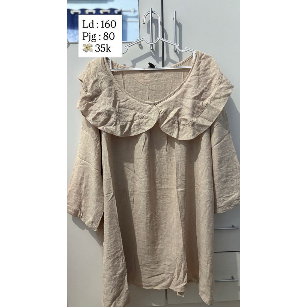 Preloved Blouse Super Oversize LD 160