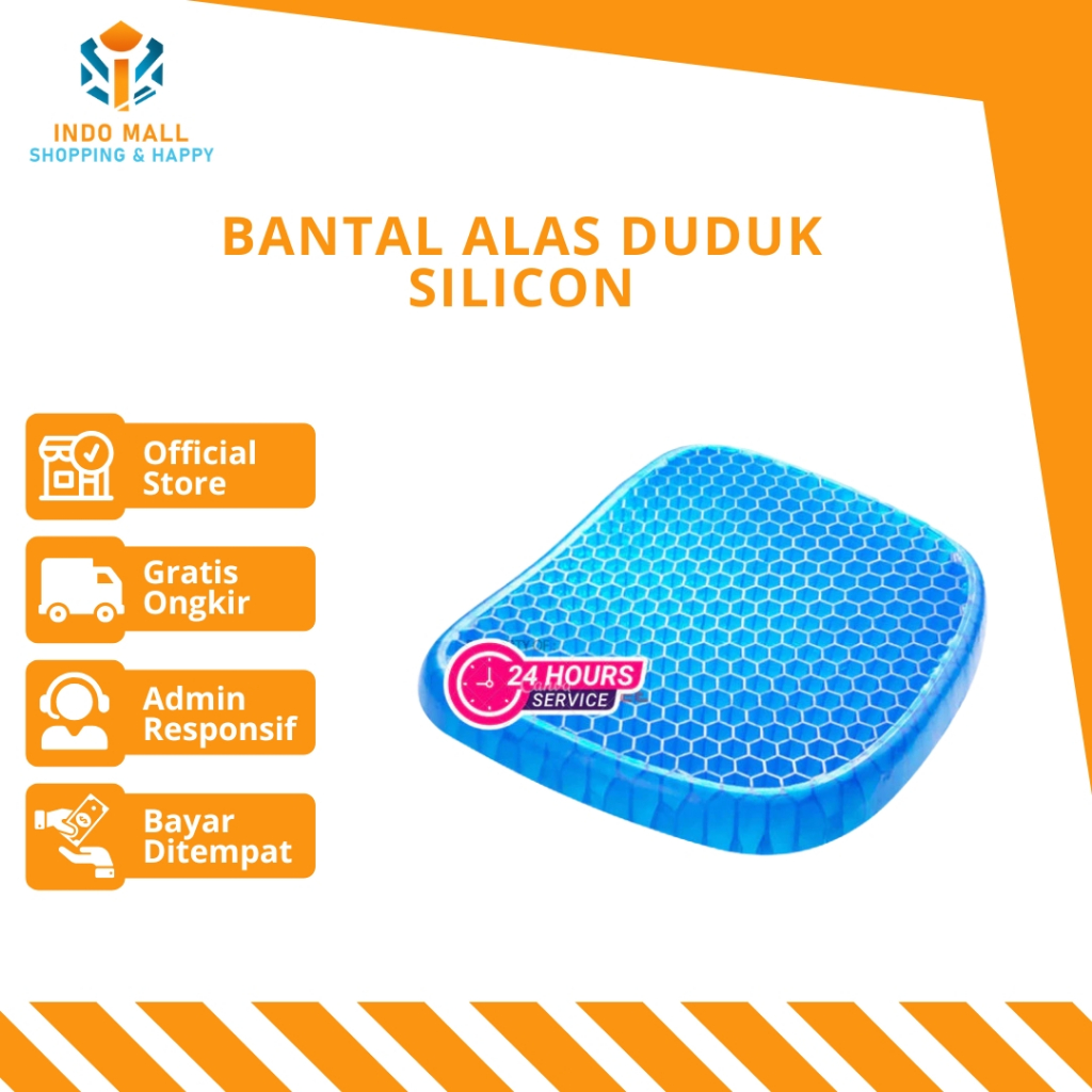 Alas Duduk Silikon Egg Bantal Alas Duduk Silicon Empuk Nyaman Adem Indomall