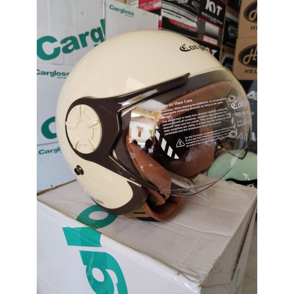 CARGLOSS PREMIUM/HELM RETRO/HELM HIJAB/HELM SNI/CARGLOSS HIJAB YRH PREMIUM