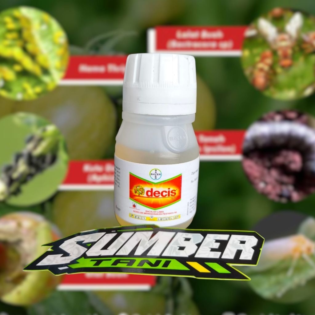Insektisida DECIS 50 ML , Pembasmi Hama Belalang, Ulat, Kutu Putih