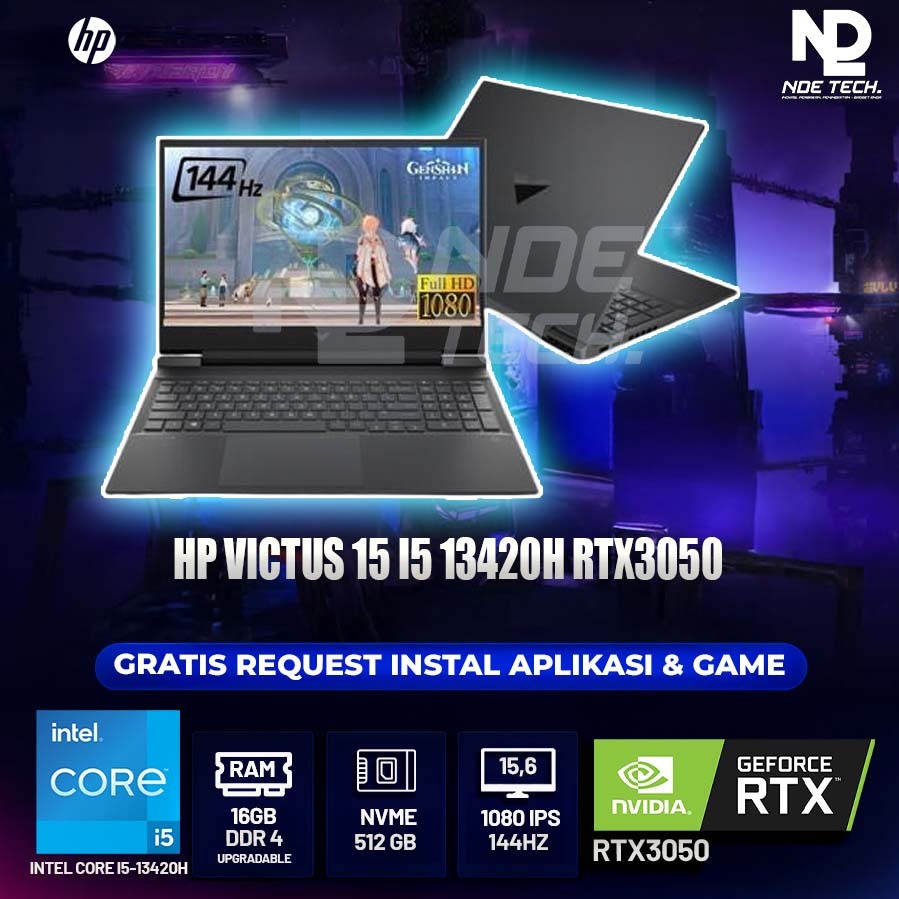 Hp VICTUS 15 I5 13420H RTX3050