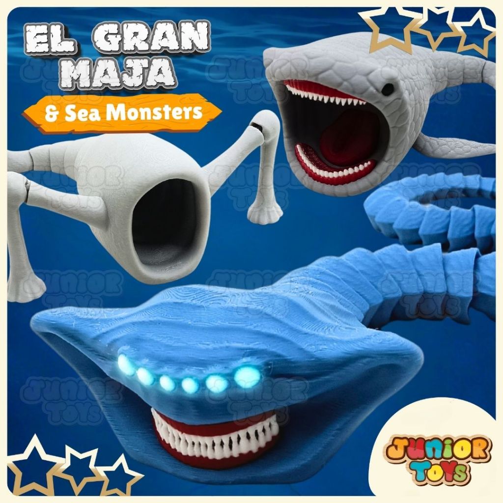 Mainan El Gran Maja Sea Eater Monster Laut The Bloop