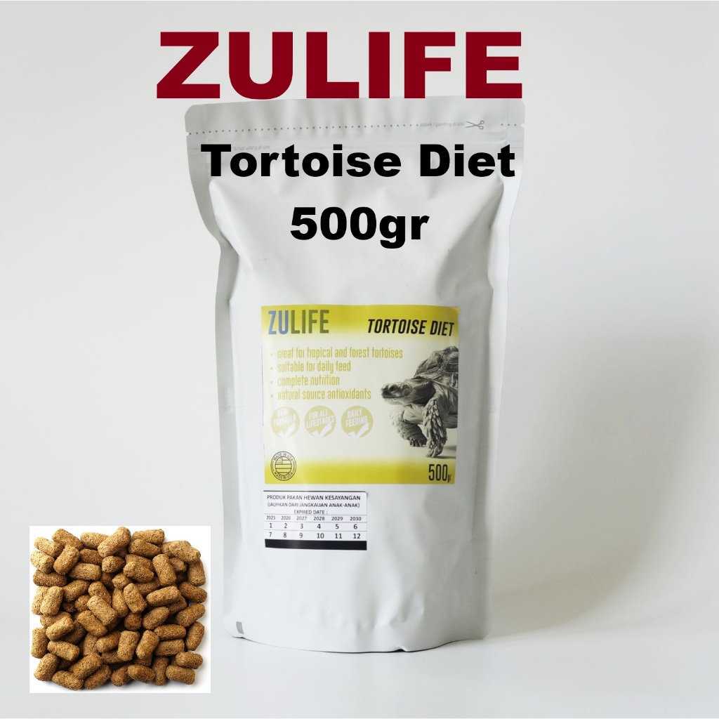 3kg Zulife Tortoise Diet Jumbo Mr Zulife Diet Pakan Tortoise Iguana Kura Radiata Aldabra Istar Anti 