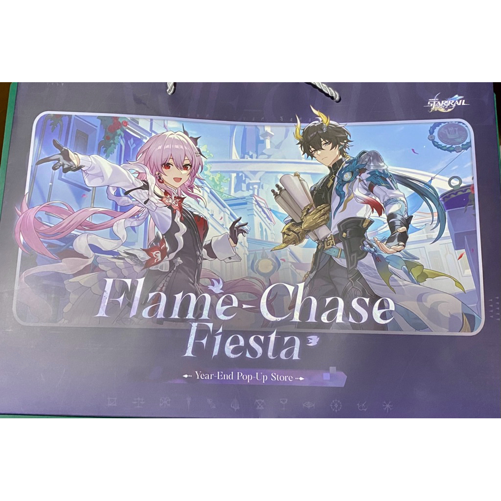 ORI OFFI Merchandise HSR Honkai Star Rail Charmony Carnival Flame Chase Fiesta Star Rail Live Poster