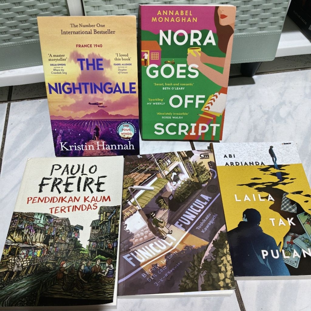 (BACA DESKRIPSI) ~SPLITPAY~ preloved novel buku funiculi funicula 1 | pendidikan kaum tertindas | la