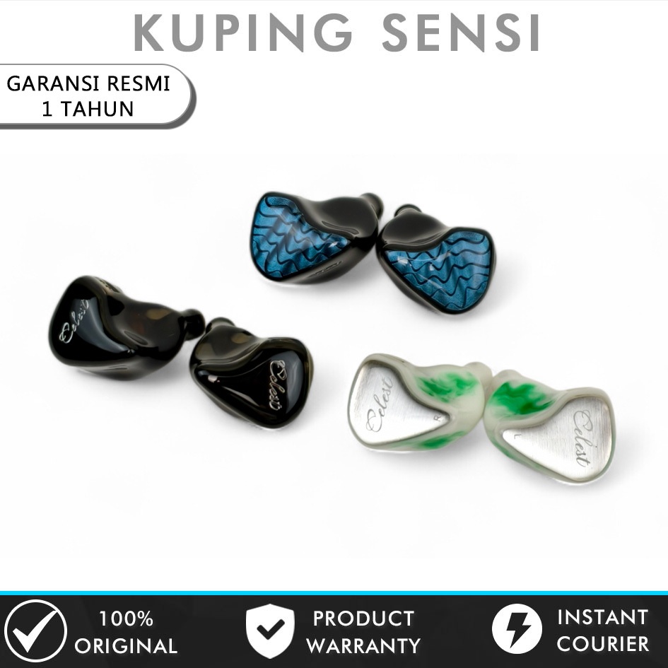 Kinera Celest Wyvern Black / Wyvern White / Wyvern Blue 10mm LCP Dynamic Driver IEM Earphone Kinera 