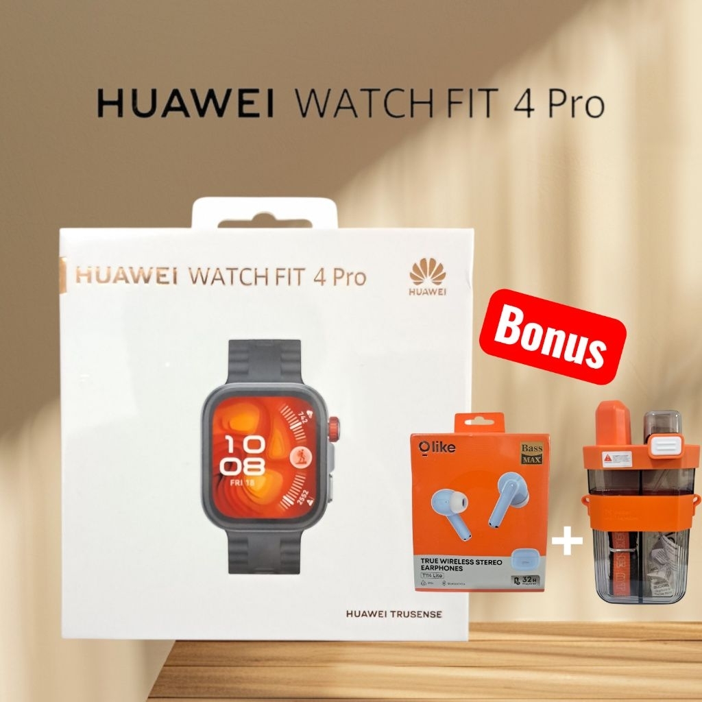Huawei Watch Fit 4 Smartwatch Original - Hitam