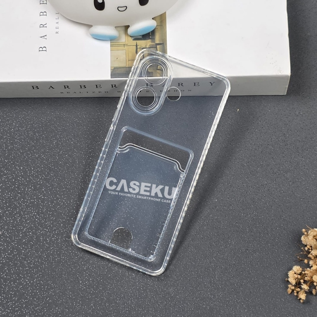 Vivo V60 Vivo V60 Lite Vivo V50 Lite Card Case Clear / Slot Kartu Bening Case Vivo V60 Vivo V60 Lite