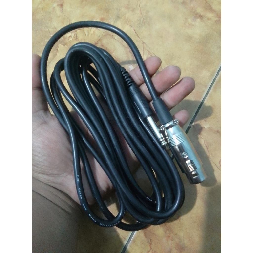 kabel mic panjang 4meter