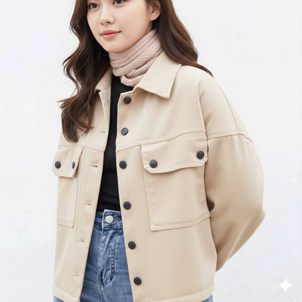 Outer Jaket Parka Wanita Korean Style