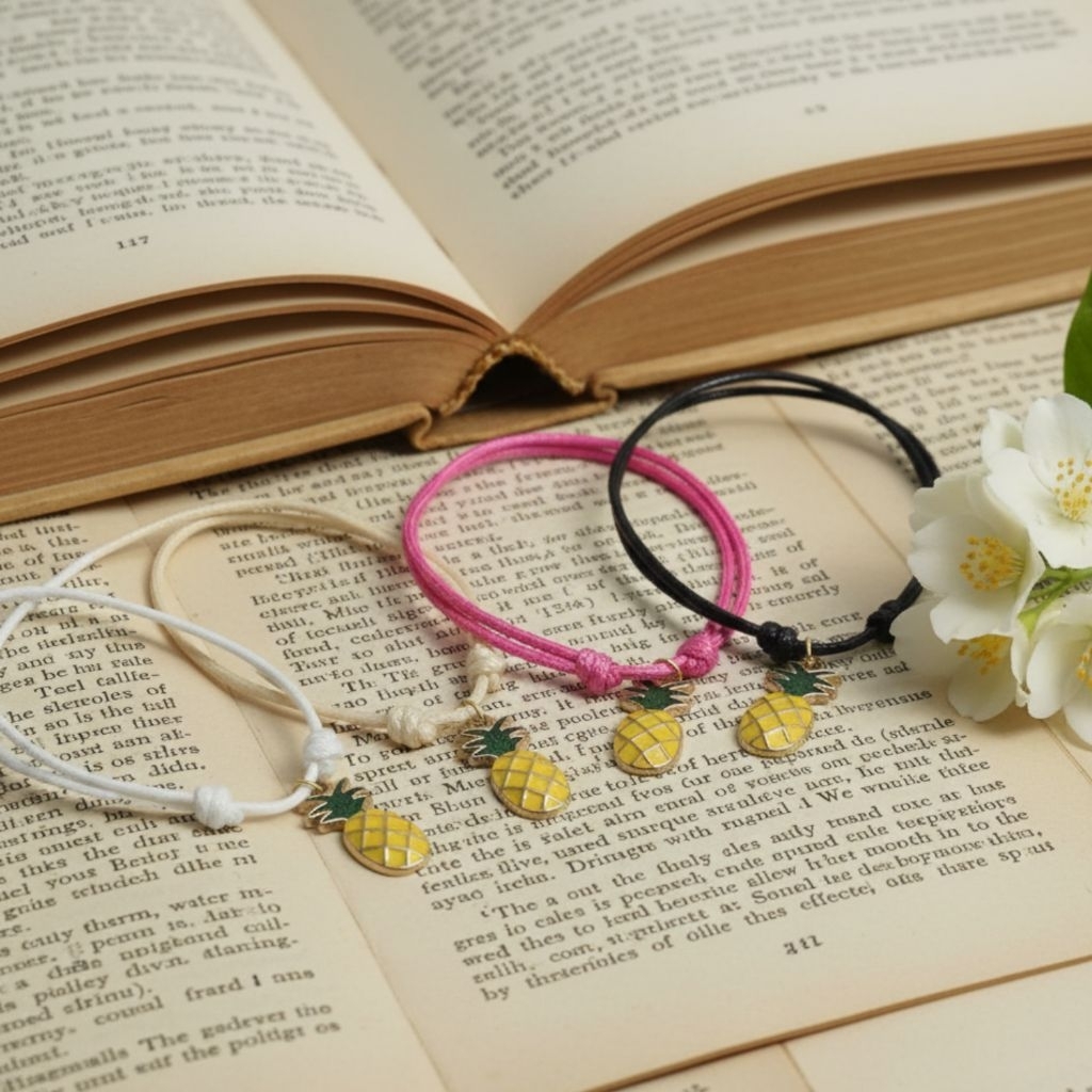 Gelang Couple 4 Gelang liontin buah lucu Gelang Karakter  Bisa COD